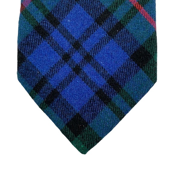 Club Room Mens Taylor Plaid Flannel Neck Tie Multicolor 3 1/8" - Picture 2 of 4